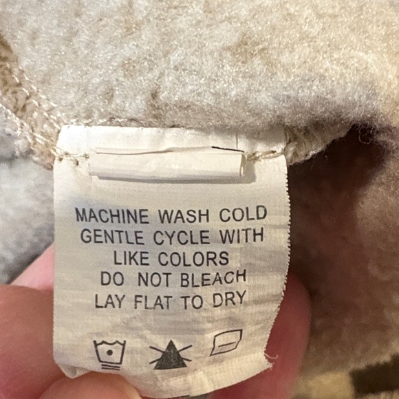 Marleylilly Sherpa Women's Pullover Lt. Brown Gold Snaps Size Medium - Picture 8 of 11